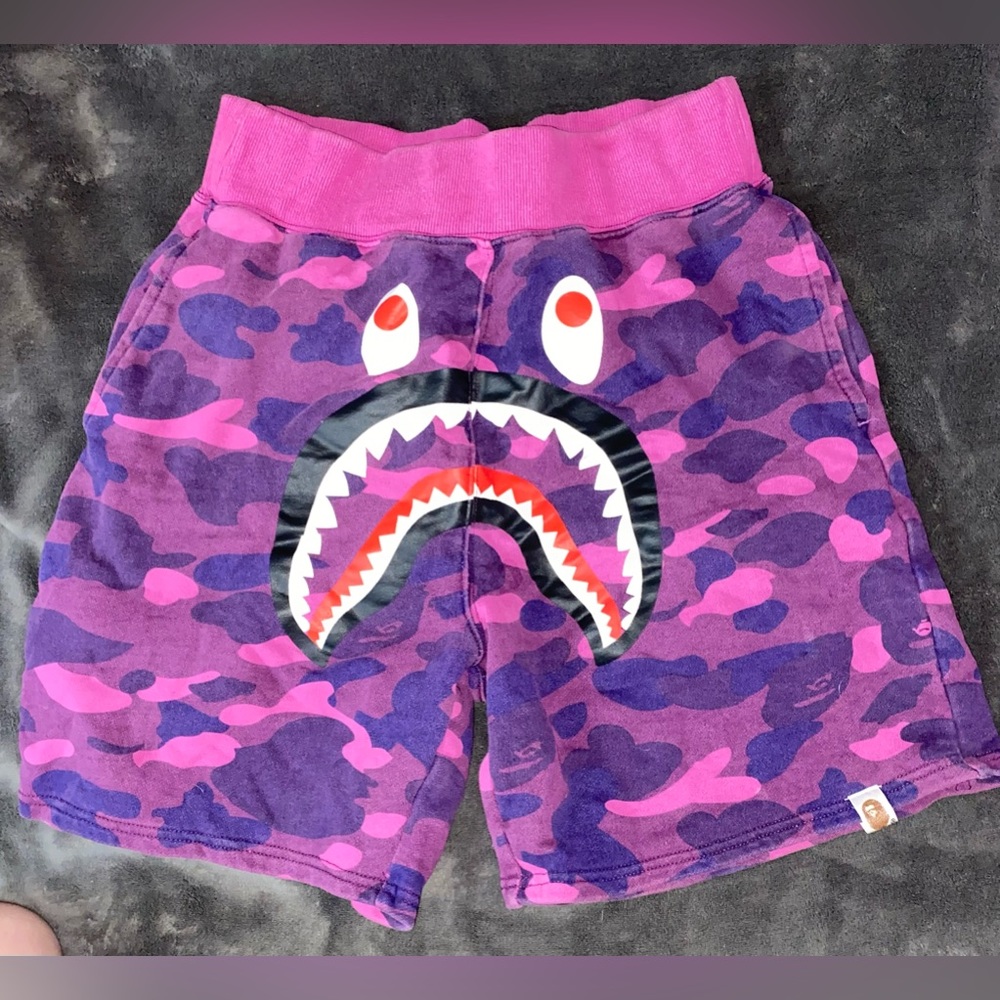 Bathing Ape (BAPE) Camo Purple Shorts